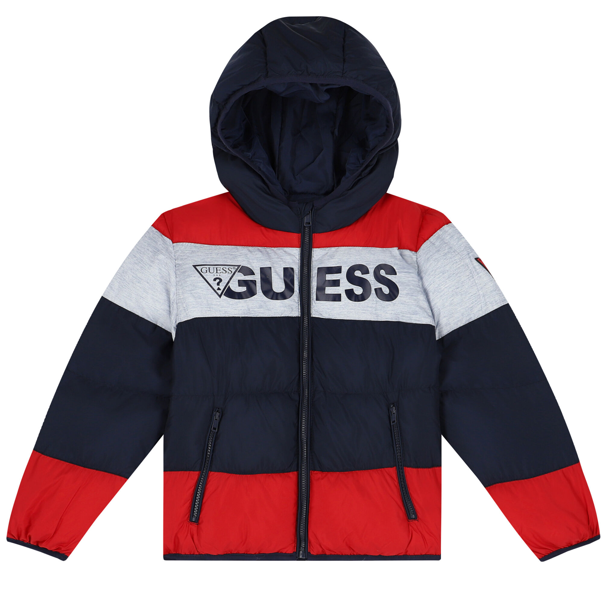 Guess grey puffer coat online