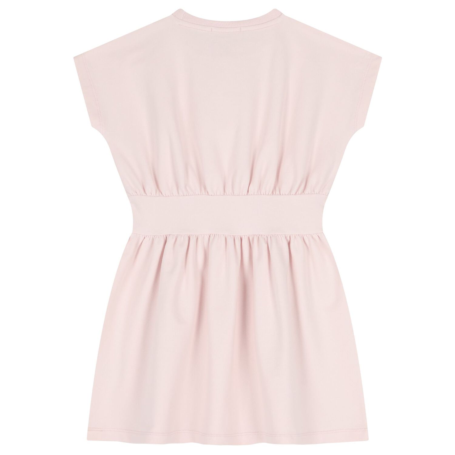 Girls Pink Logo Dress, 3, hi-res