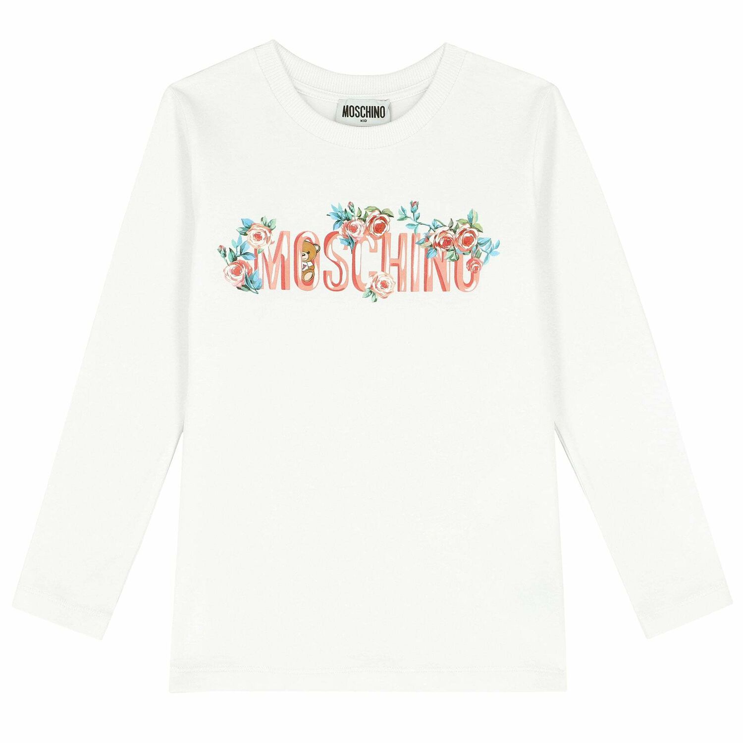 Girls Ivory & Black Logo Leggings Set, 1, hi-res