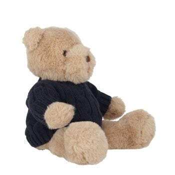 Boys Beige & Navy Blue Teddy Bear Soft Toy