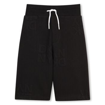 Boys Black Logo Shorts