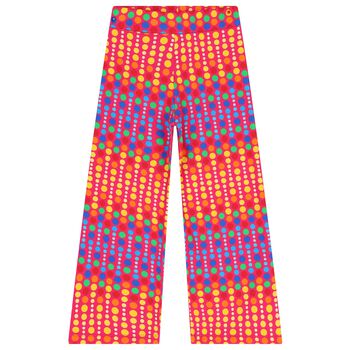  بنطلون وردي بنقاط للبنات