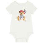 Ivory Polo Bear Bodysuits ( 2 Pack ) , 1, hi-res