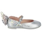 Girls Silver Leather Heavenly Shoes, 1, hi-res