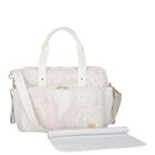 White & Pink Geo Map Baby Changing Bag, 2, hi-res