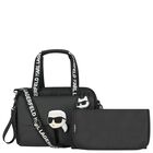 حقيبة تغيير  بالشعار باللون الأسود, 1, hi-res