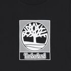 تيشيرت أسود بشعار للأولاد, 3, hi-res