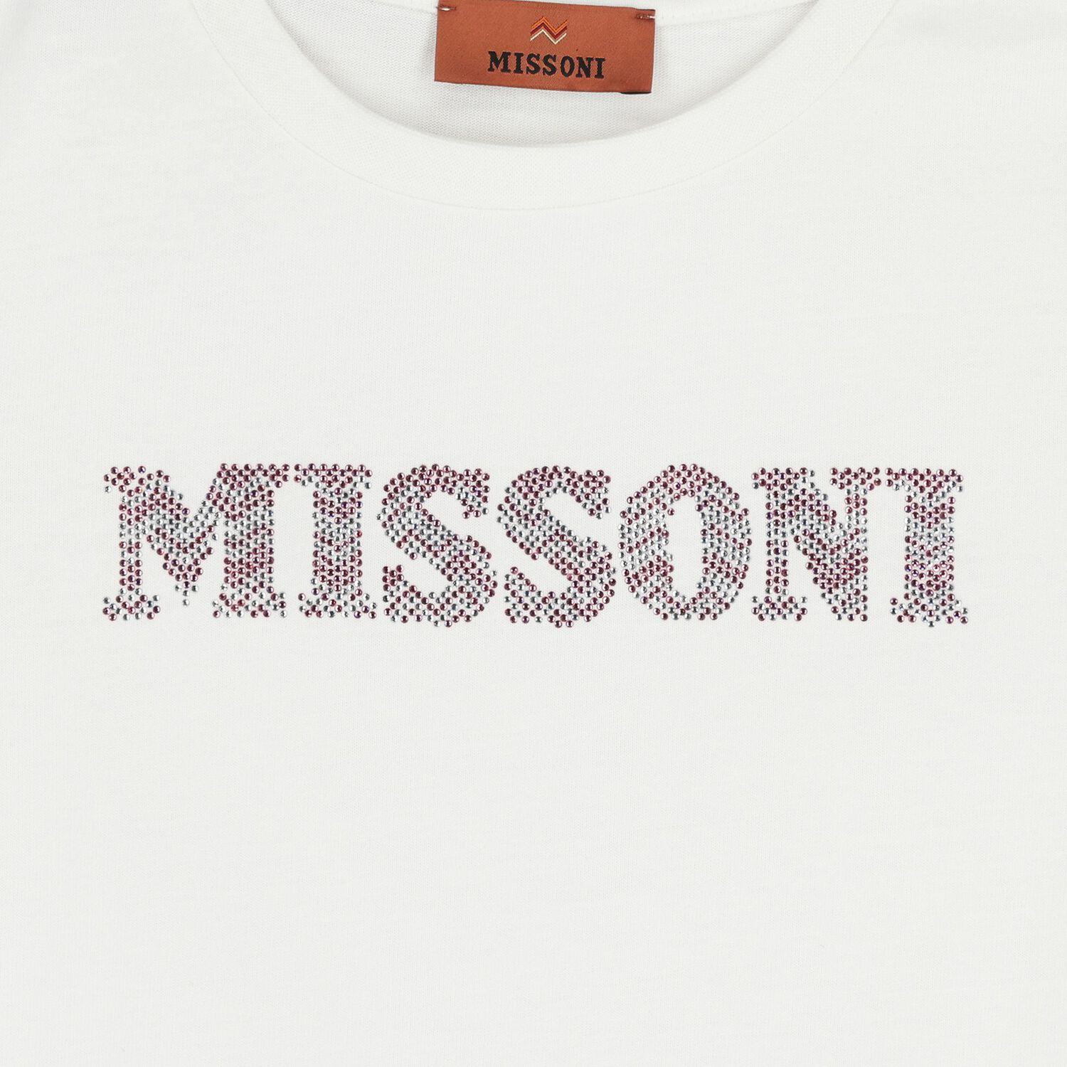 فستان بالشعار باللون الابيض للبنات , 1, hi-res