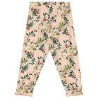 Younger Girls Pink Floral Trousers, 1, hi-res