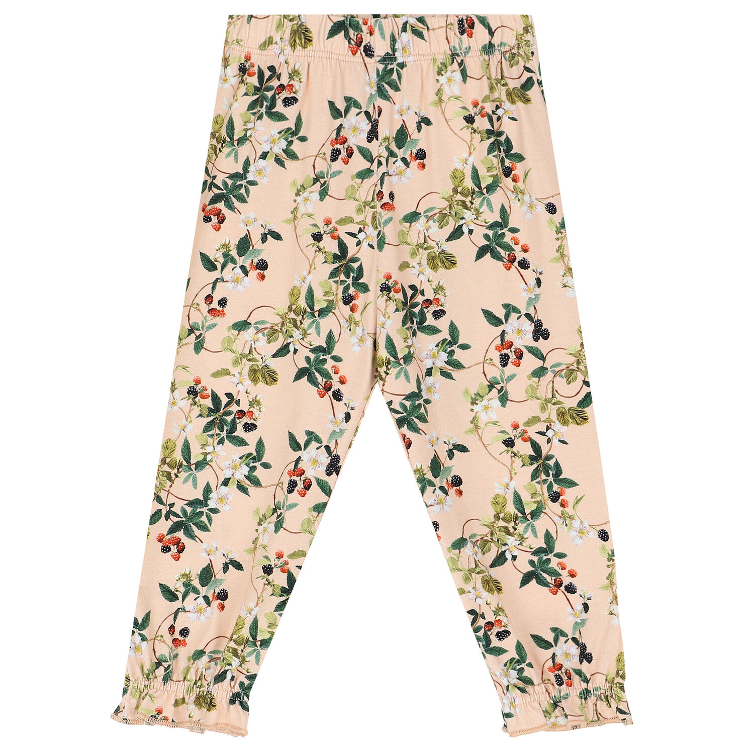 Younger Girls Pink Floral Trousers, 1, hi-res
