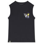 Boys Navy Blue, White & Grey Shorts Set, 1, hi-res