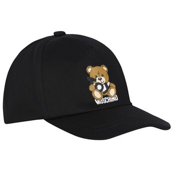Black Teddy Bear Cap