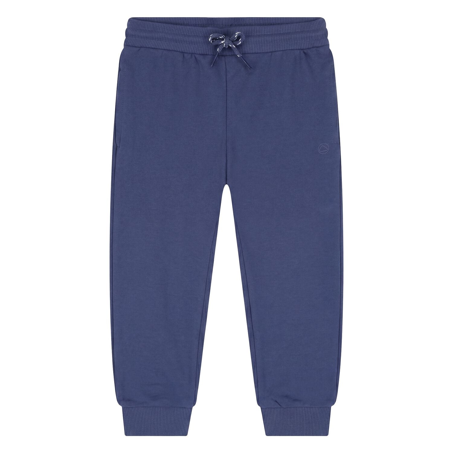Younger Boys Blue Logo Joggers, 3, hi-res