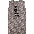 Girls Grey Sleeveless Dress, 1, hi-res