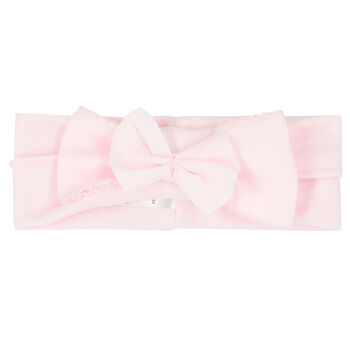 Baby Girls Pink Bow Headband