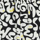 شورتات للأولاد باللونين الأسود والأبيض بشعار, 1, hi-res