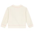 سويتشيرت بنات يونيكورن بالترتر باللون العاجي, 1, hi-res