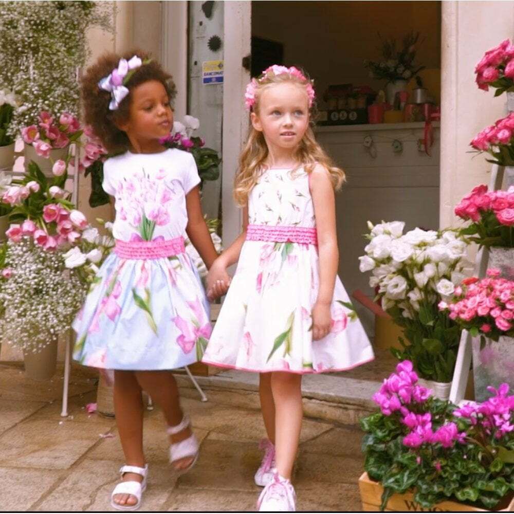 White tulip dress sales