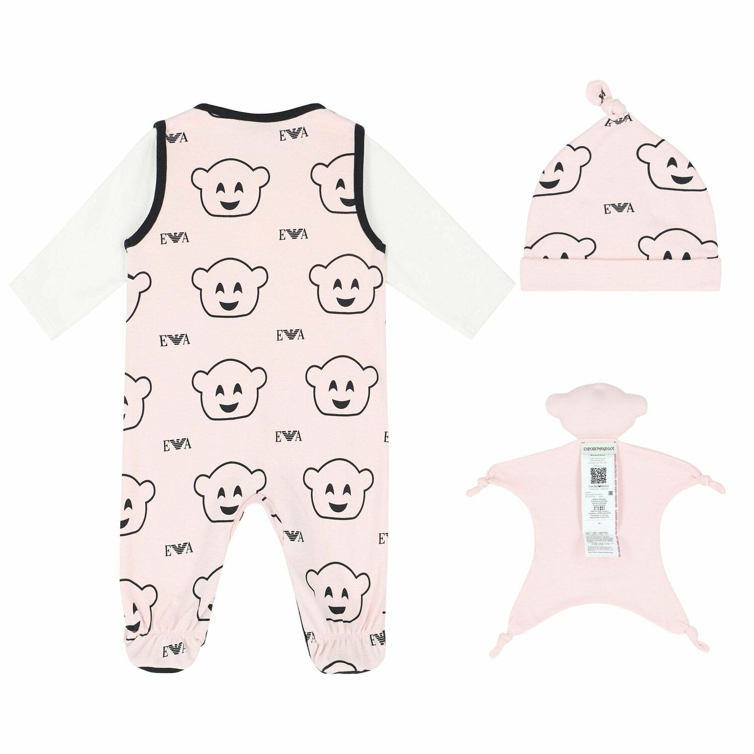 Baby Girls Pink Babygrow Gift Set, 2, hi-res image number null