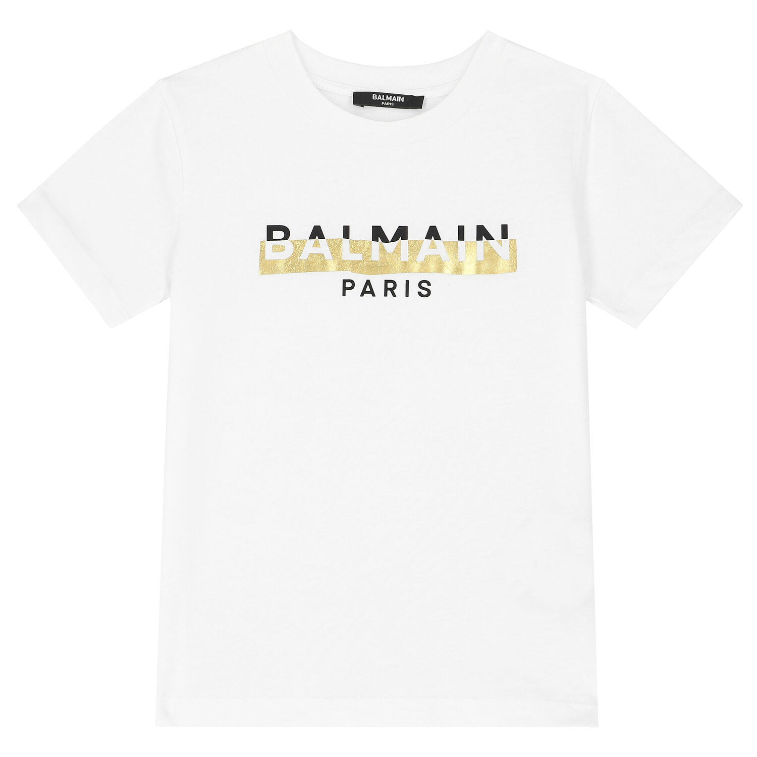 Boys White Logo T-Shirt, 1, hi-res