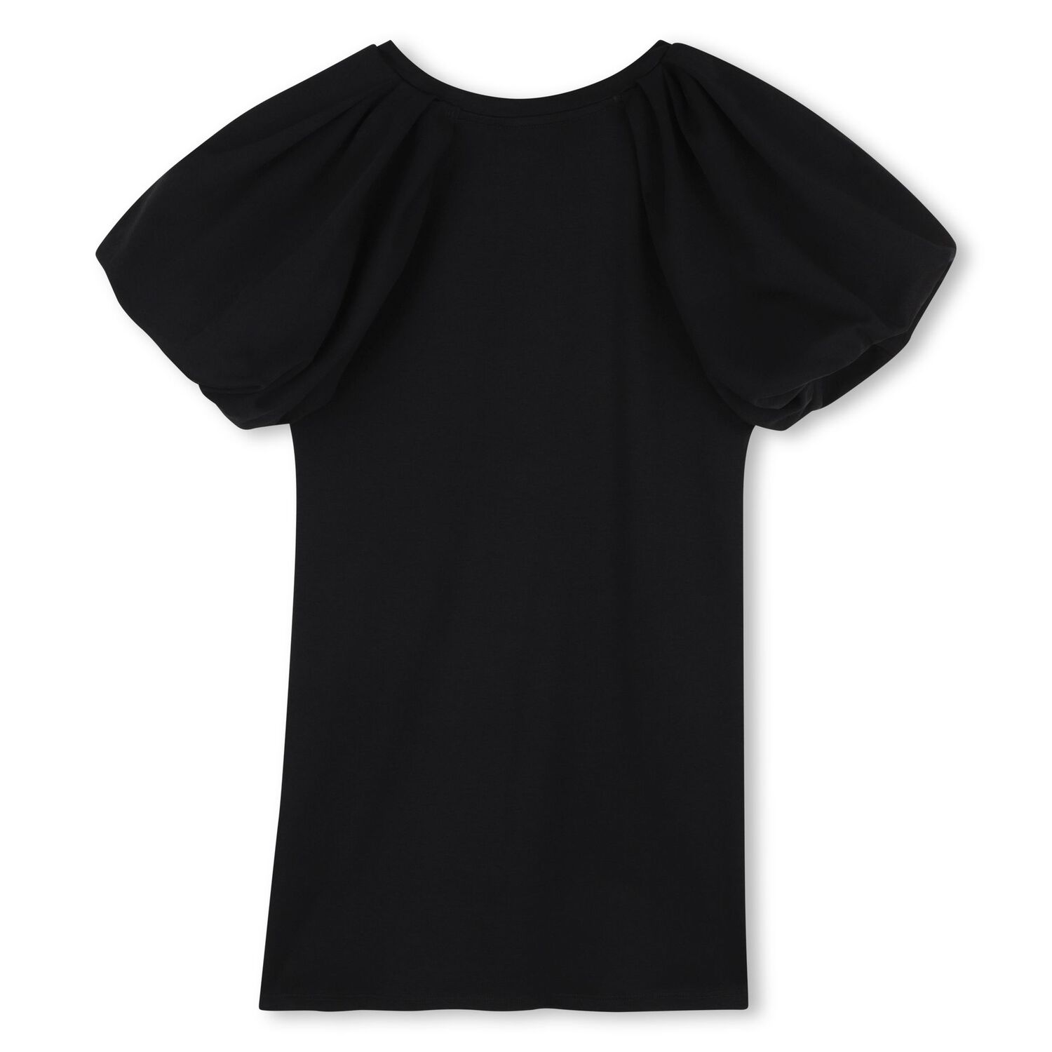 Girls Black Bag Dress, 1, hi-res