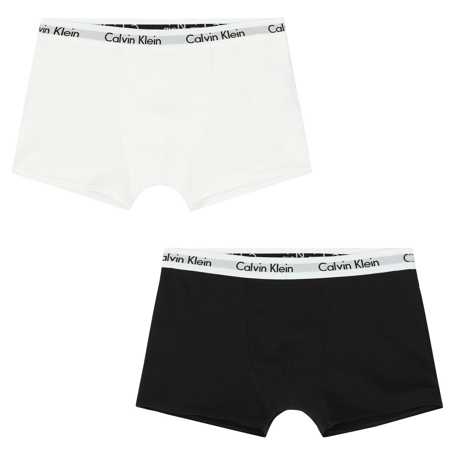 Boys White & Black Logo Boxer Shorts ( 2-Pack ), 2, hi-res