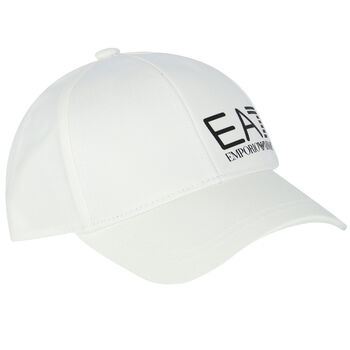 Boys White Logo Cap