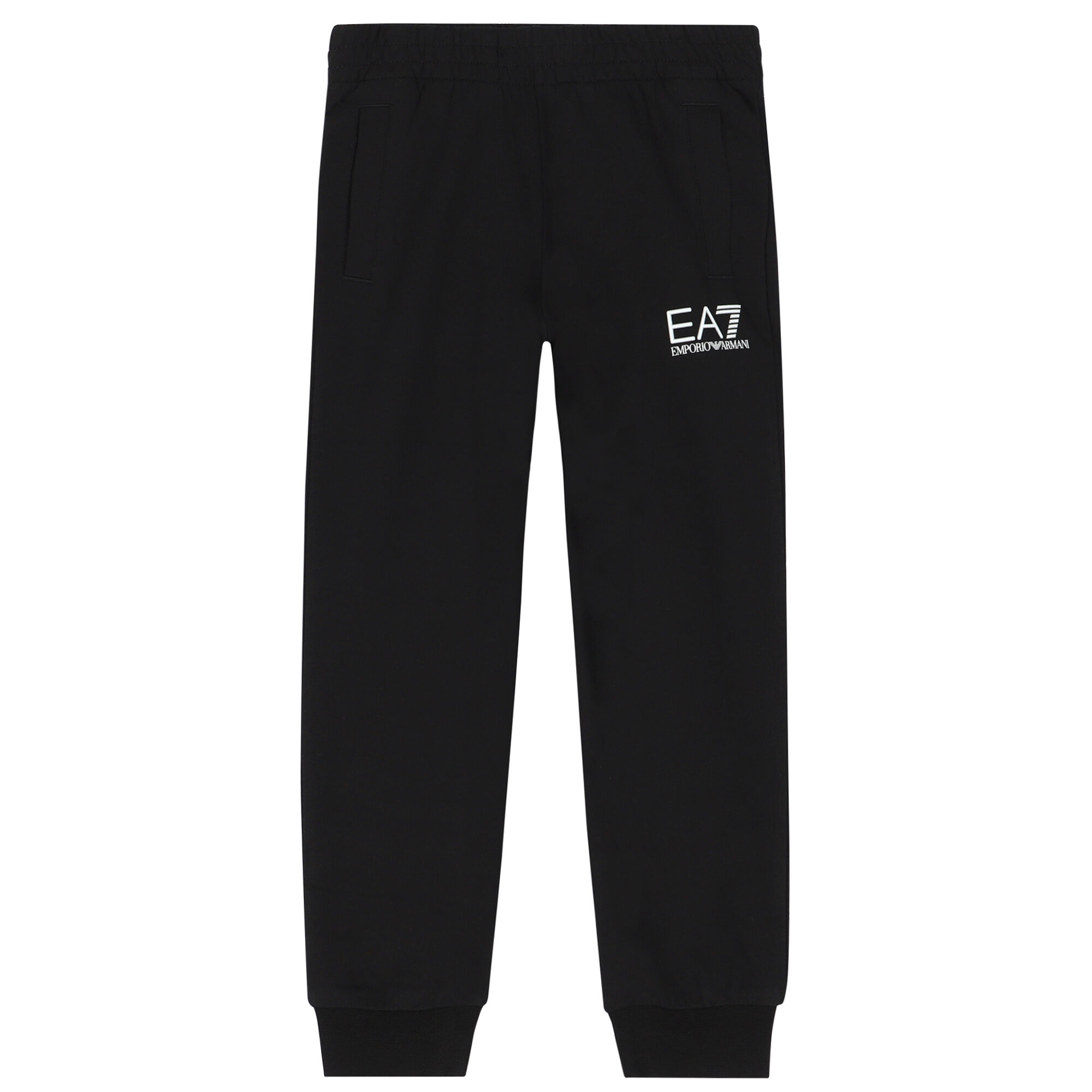 Men's black armani joggers online