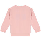 سويت شيرت بالشعار باللون الوردي , 1, hi-res