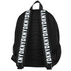 Black Logo Backpack, 1, hi-res