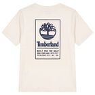 Boys Ivory Logo T-Shirt, 1, hi-res