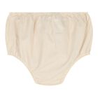 طقم فستان بيج مخطط بنقوش زهور للبنات الصغيرات, 1, hi-res