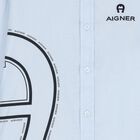 قميص اولاد بالشعار باللون الازرق , 1, hi-res