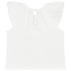 طقم شورت  بشعار باللون الوردي والأبيض للينات (قطعتين), 1, hi-res