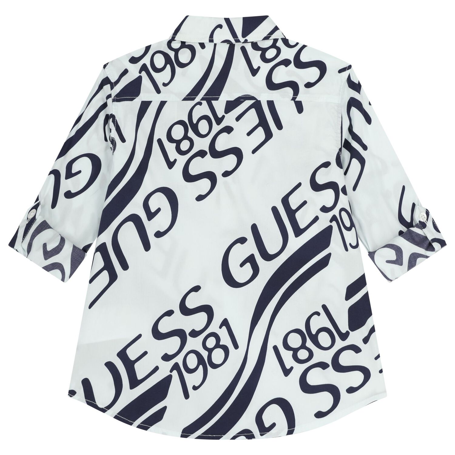 قميص بالشعار باللون الابيض للاولاد, 1, hi-res