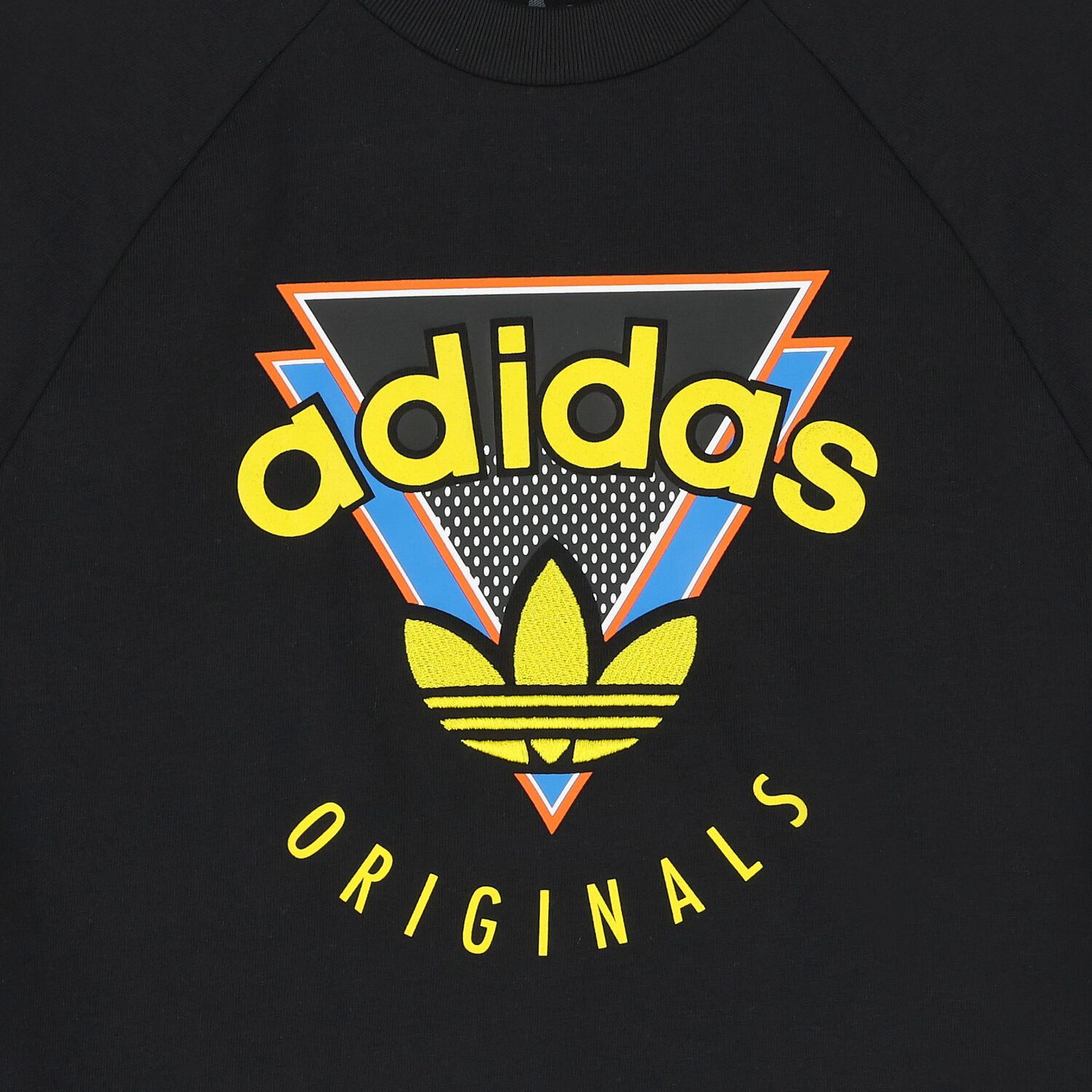Boys Black Trefoil Logo T-Shirt, 1, hi-res image number null