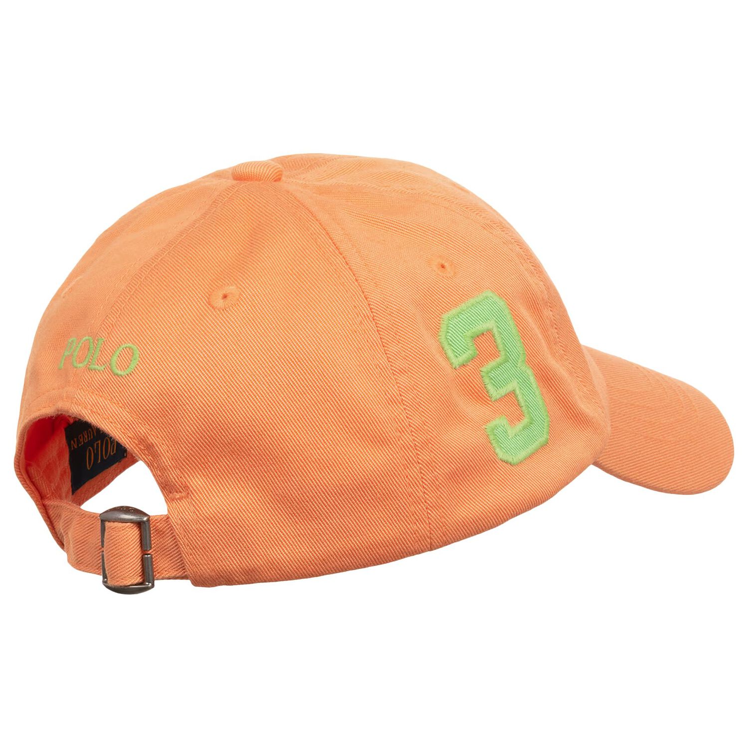 Boys Orange Logo Cap, 1, hi-res