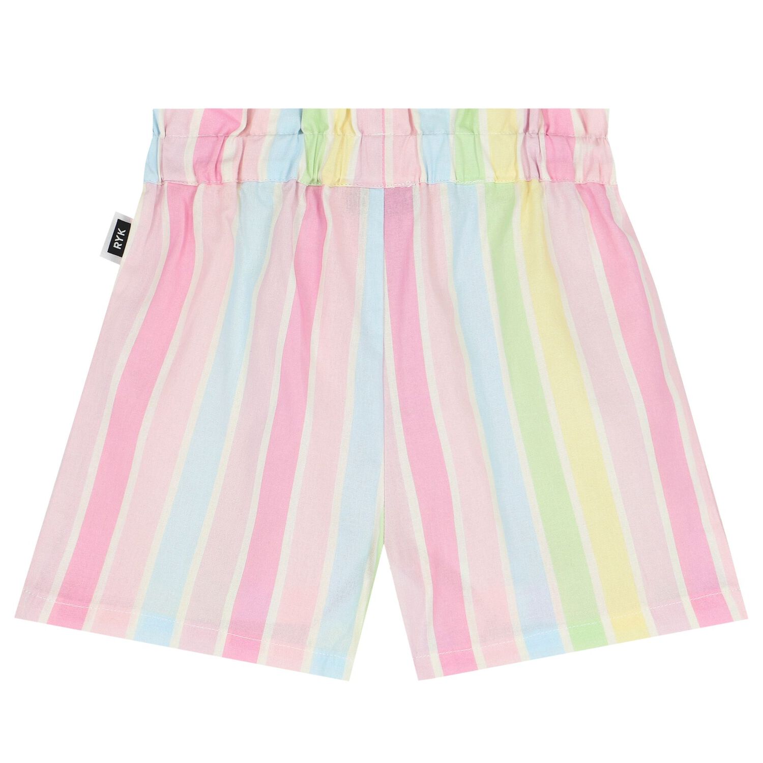 Girls Multi-Coloured Striped Shorts, 1, hi-res image number null