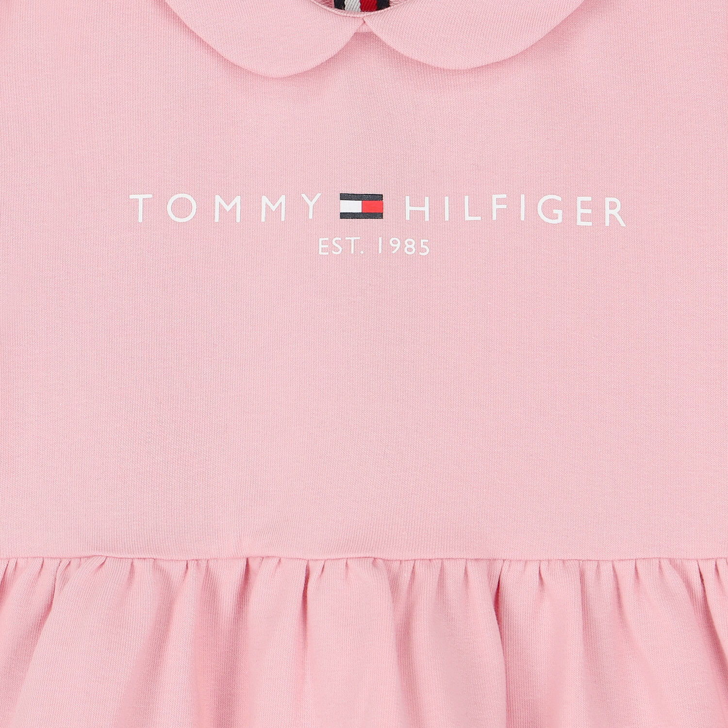 فستان بالشعار باللون الوردى, 1, hi-res