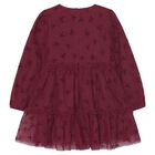 Girls Red Bow & Dot Tulle Dress, 2, hi-res