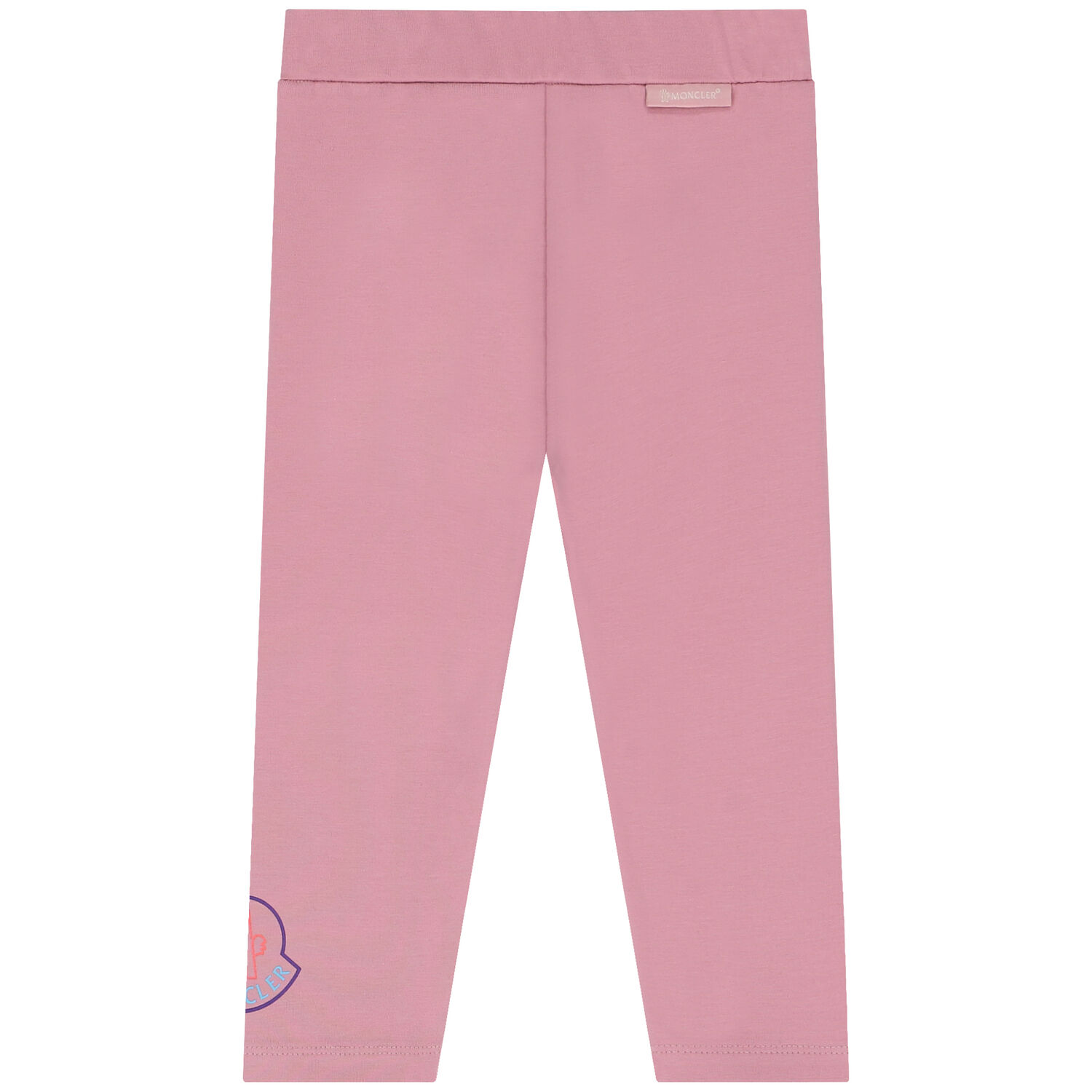 Younger Girls Pink Logo Leggings, 1, hi-res image number null
