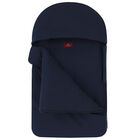 Navy Blue & Gold Horse Logo Baby Nest, 1, hi-res