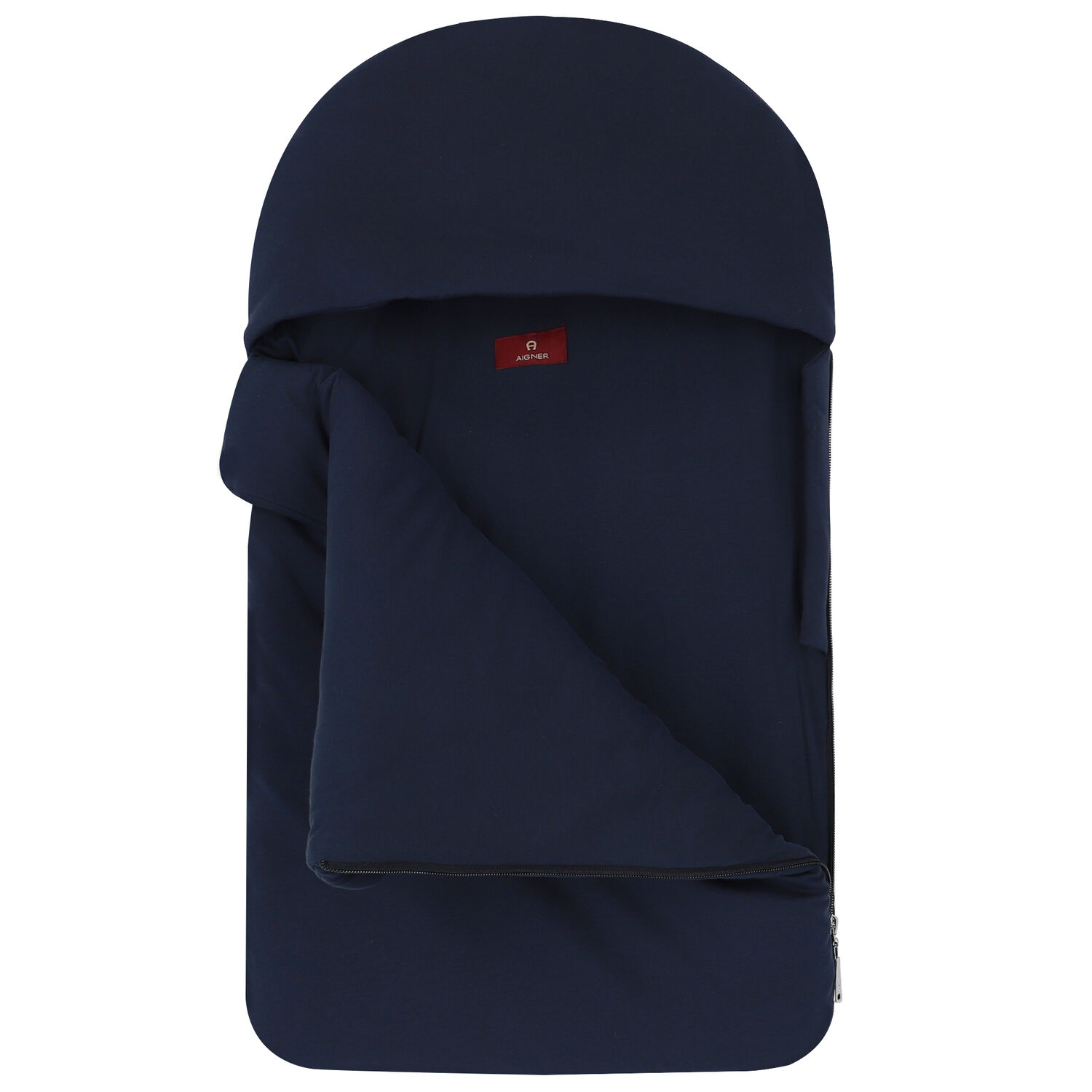 Navy Blue & Gold Horse Logo Baby Nest, 1, hi-res