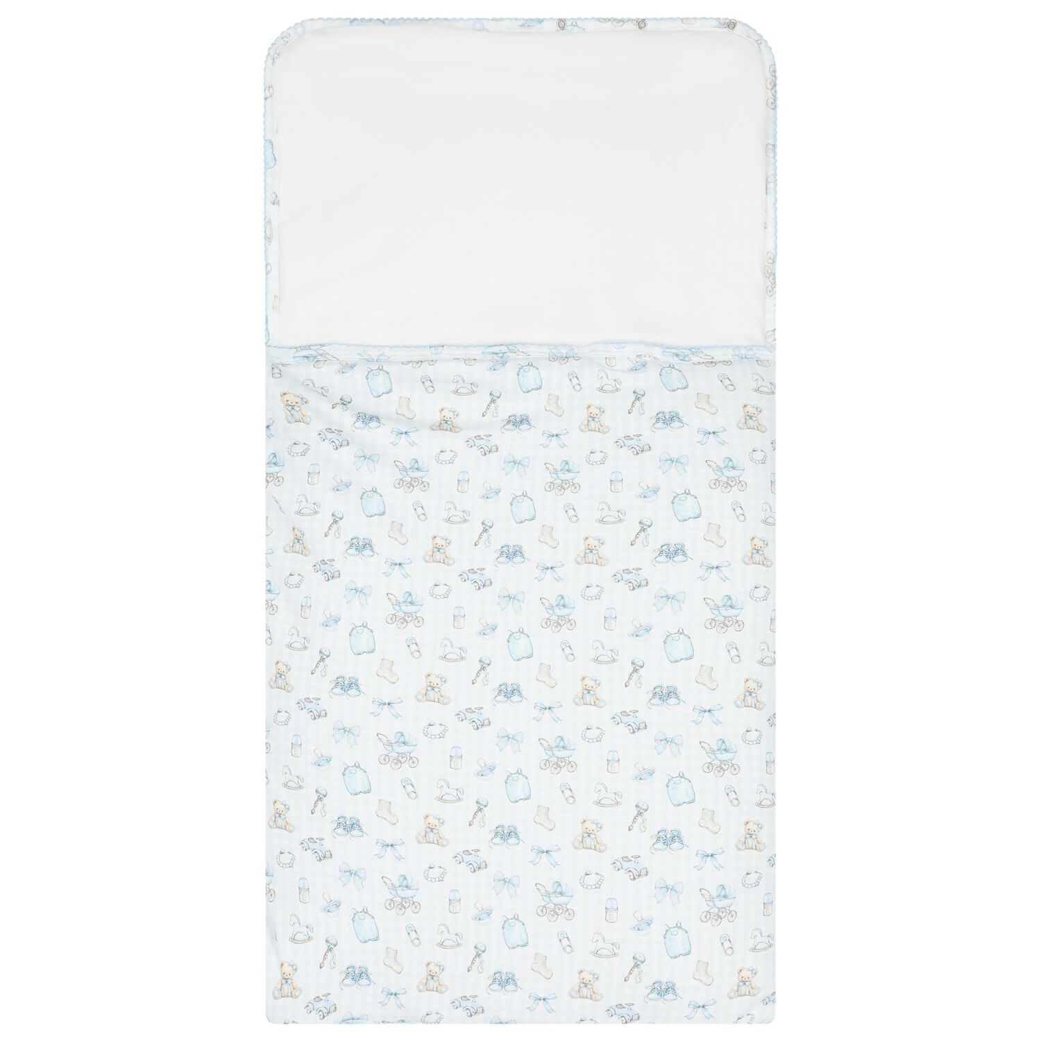 Blue Nursery Print Baby Nest, 1, hi-res image number null