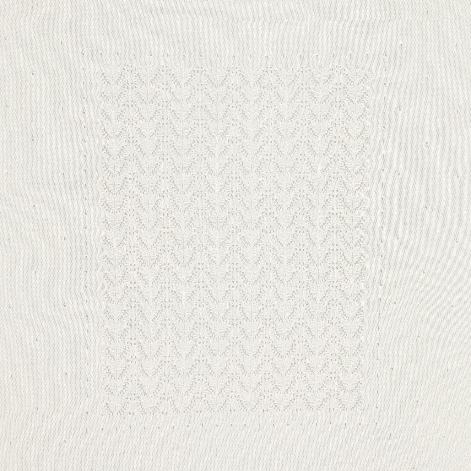 Ivory Knitted Baby Blanket, 1, hi-res