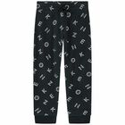 Kenzo Black & Silver Logo Jogger, 1, hi-res