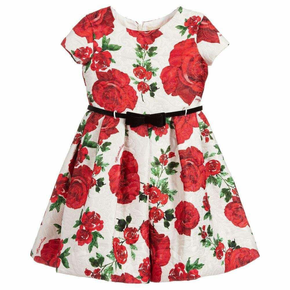 Girls top ivory dress