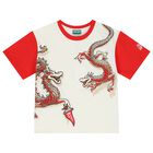 Ivory & Red Dragons T-Shirt, 1, hi-res