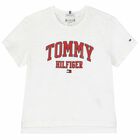 تيشيرت بالشعار باللون الابيض للبنات , 1, hi-res