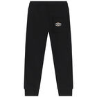 Boys Black Logo Joggers, 1, hi-res